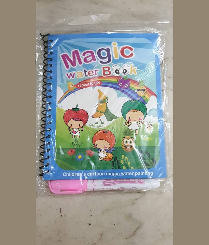 Childrens Cartoon Magic Water Painting Books - Water Magic Books - Set of 2 Books