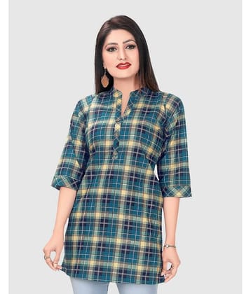 Cotton Blend Short Kurti For Women (Pack of 1)