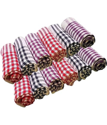 THRIFTKART Set of 12 Others Cotton Kitchen Towel
