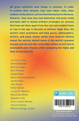 Become An Achiever Right Now : A Masterclass from the Supergurus Become An Achiever Right Now : A Masterclass from the Supergurus