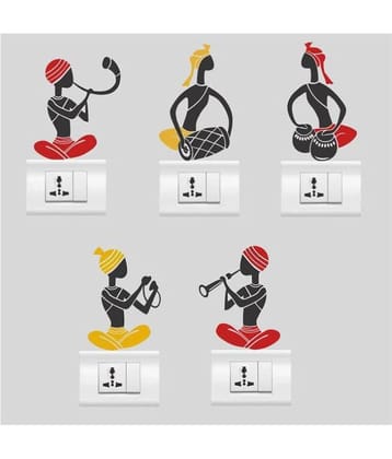 Asmi Collection Wall Stickers For Light Switches Music Sticker ( 10 x 17 cms )