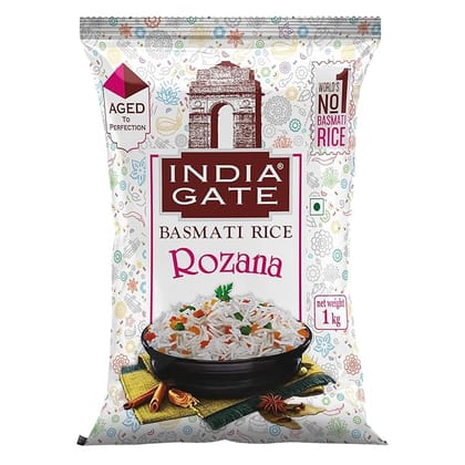 India Gate Feast Rozzana Basmati Rice 1 KILOGRAM
