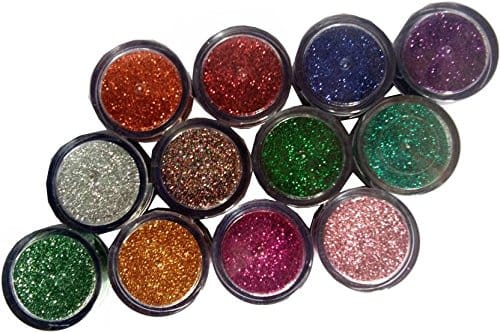 Elecsera Eye Shadow Glitter Powder Set and Nail Art Decoration 4x12= 48 g 48 g (Multicilor) - Makeup - Sets and Kits | Buy online on ZillyBuy