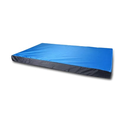 Chew Proof and Water repellent Mattress Dog Bed - Blue-S