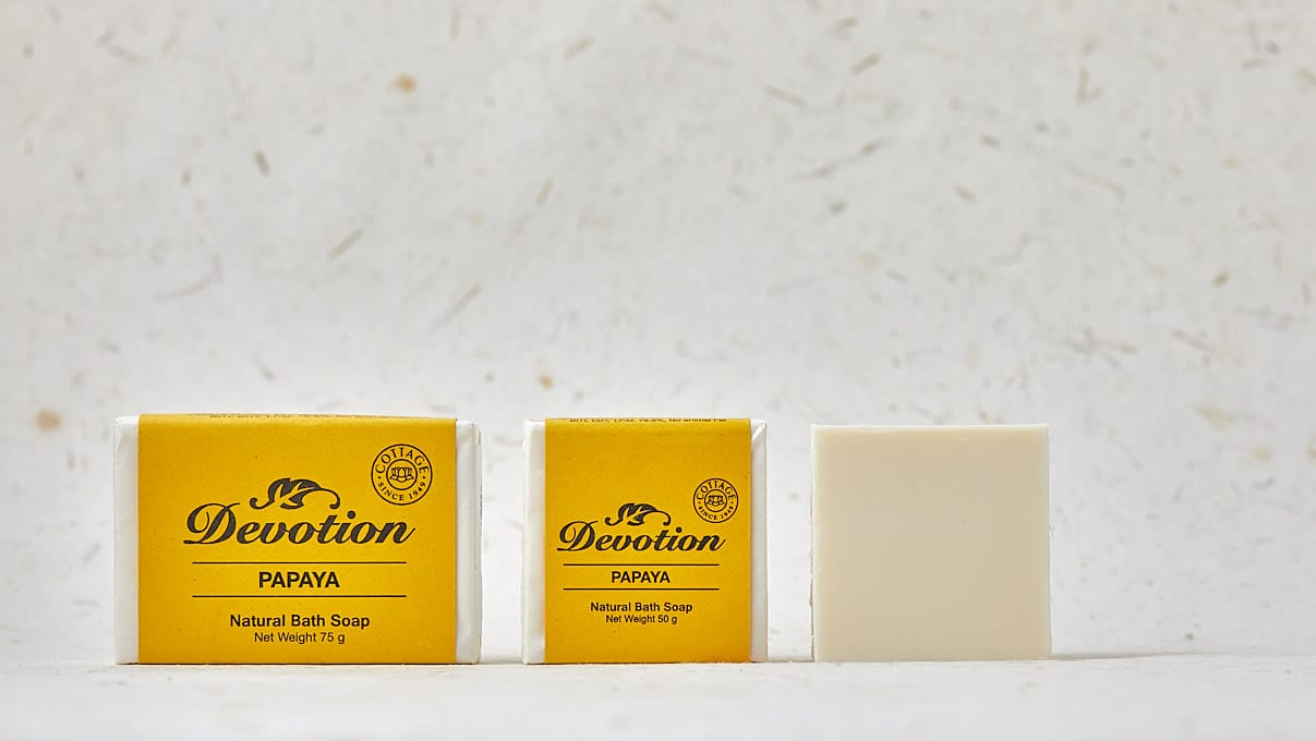 Papaya - Devotion Soaps 75 Gms