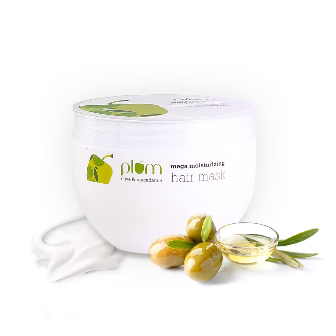 Plum Olive & Macadamia Mega Moisturizing Hair Mask, 250ml Plum Olive & Macadamia Mega Moisturizing Hair Mask, 250ml - Transparent / 250 ml (Pack of 1)
