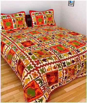 Uniqchoice Cotton Double Bedsheet ( Assorted )