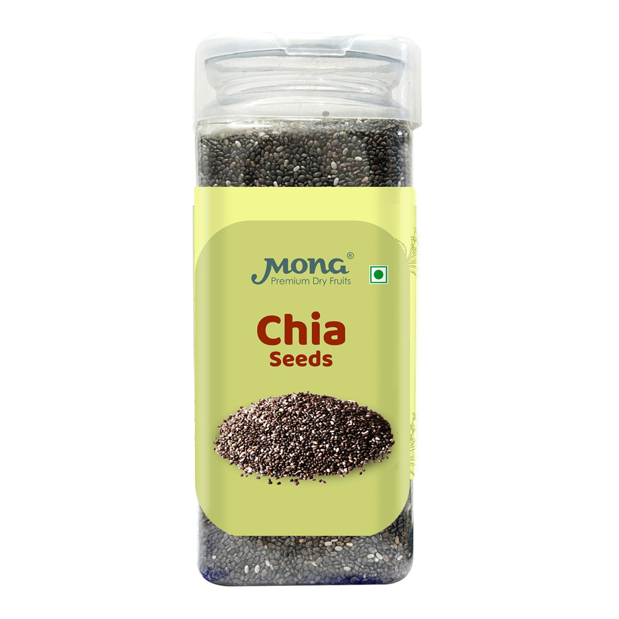 Mona Premium Chia Seeds - Healthy Superfood, Rich in Omega-3 & Fiber for Daily Diet