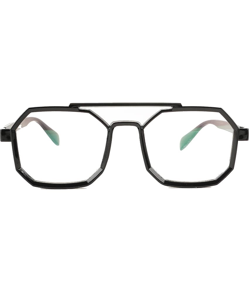 Bayberry Black Geometric Sunglasses ( Pack of 1 )