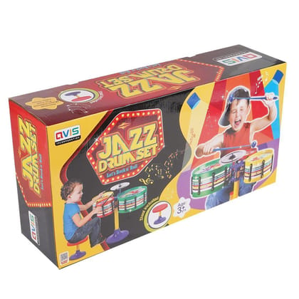 Musical Band Instruments with 3 Drums, 1 Dish, 1 Stool & Sticks for Kids (Assorted Colors & Designs) Musical Band Instruments with 3 Drums, 1 Dish, 1 Stool & Sticks for Kids (Assorted Colors & Designs)