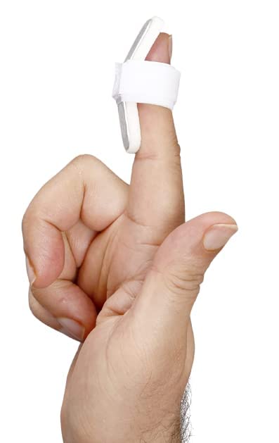 Helrdx Orthotics Mallet Finger Splint, Silver (Pack of 6)