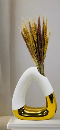 ENTANGLED LOVING COUPLE VASE - Style 3-White / Ceramic | Matt Finish / H: 10 | L: 9