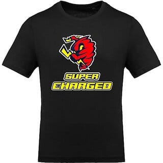 FastB Men Printed Round Neck Black T-Shirt