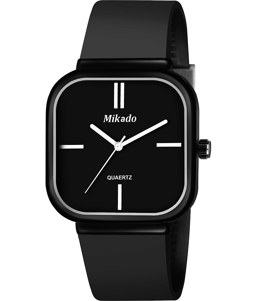 Mikado Black Silicon Analog Men's Watch