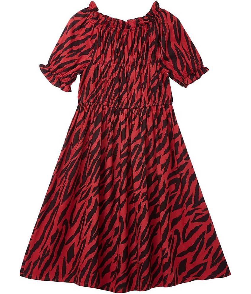 Cub Mcpaws Rayon A-line Dress For Girls ( Pack of 1 , Black )