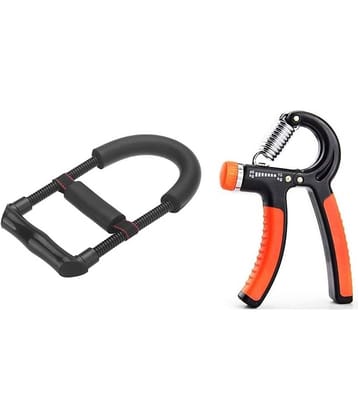 HORSE FIT Adjustable Wrist Exercise Equipment Hand Grip Exerciser Forearm Strengthener for Men & Women for Gym Workout & Home Use