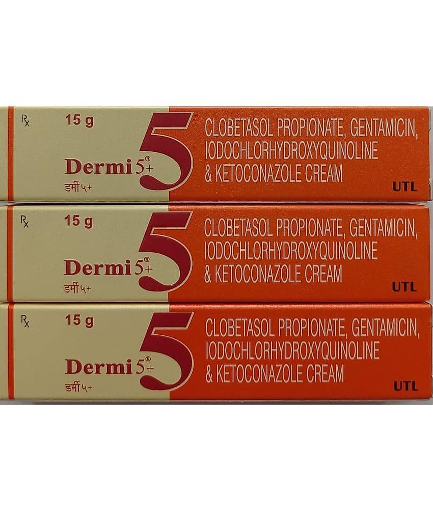 DERMI 5 CREAM 15 GM ( PACK OF 6) Day Cream 15 gm Pack of 6
