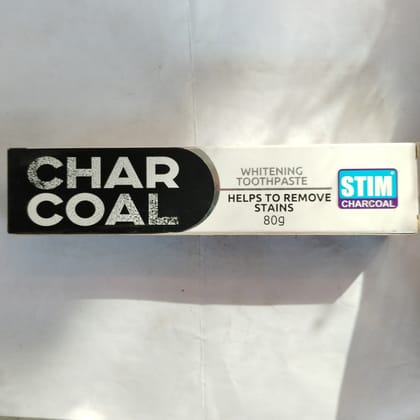 Stim Charcoal Whitening Toothpaste Helps to remove Stains 