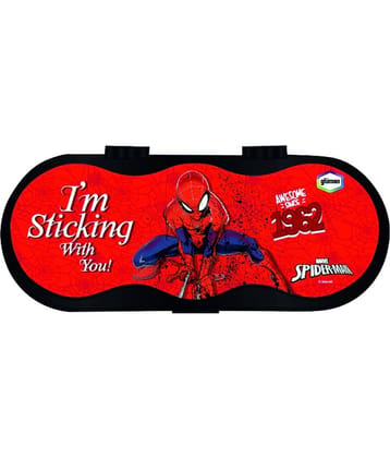 Gluman Disney Peapod Pencil Box with clip locks, 3D Spiderman
