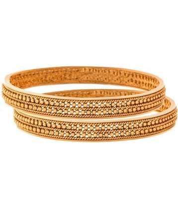 Traditional Ethnic One Gram Gold Plated Bead Designer Bangle Set for Women & Girls
