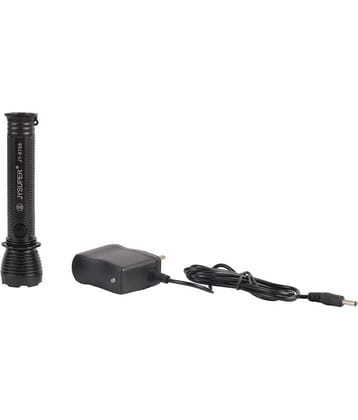 JY Super 8788 - 0.5W Rechargeable Flashlight Torch For Multi Purpose Use (Black) ( Pack of 1 )