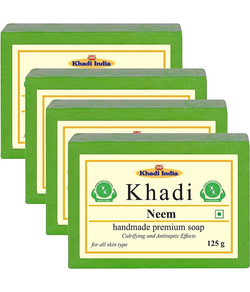Premium Khadi Neem Soap 500 g Pack of 4