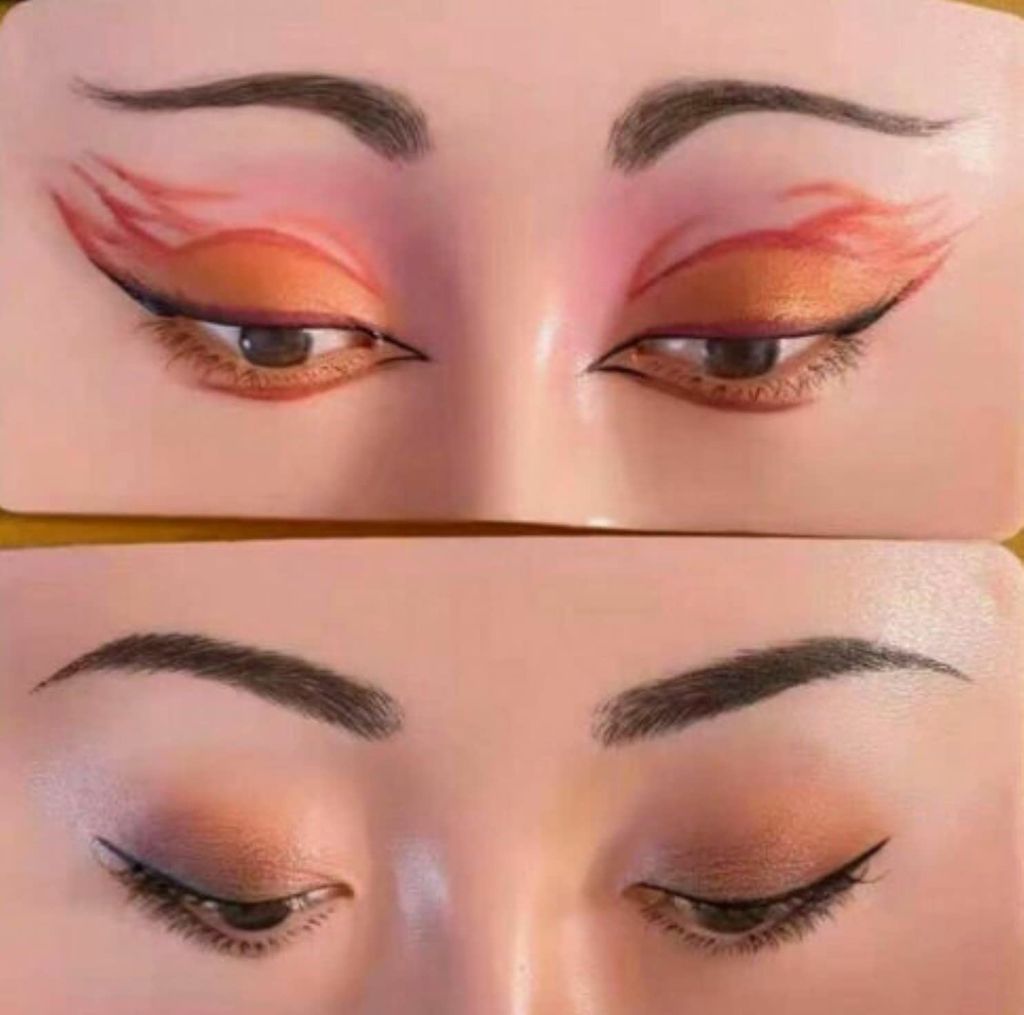 Elecsera Practice Face Board, face dummy for makeup practice, for Makeup Practice 3 g (Skin) - Makeup - Eyes | Buy online on ZillyBuy