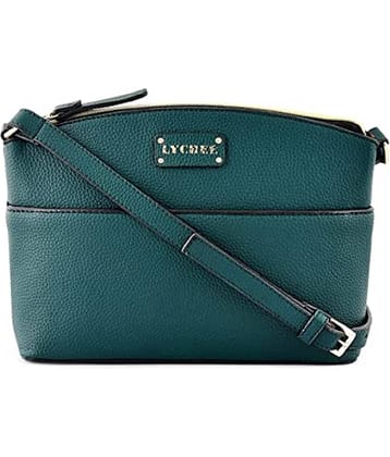 Lychee Bags Sling Bag PU Set of 1 ( Green )