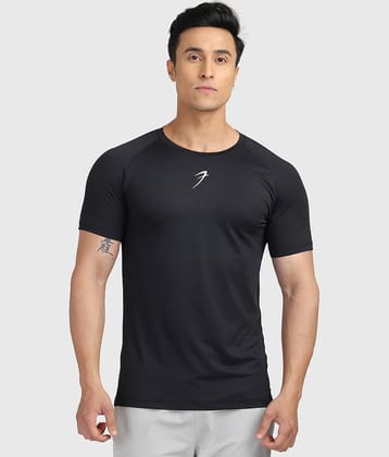 Fuaark Red Polyester Slim Fit Men's Sports T-Shirt ( Pack of 1 )