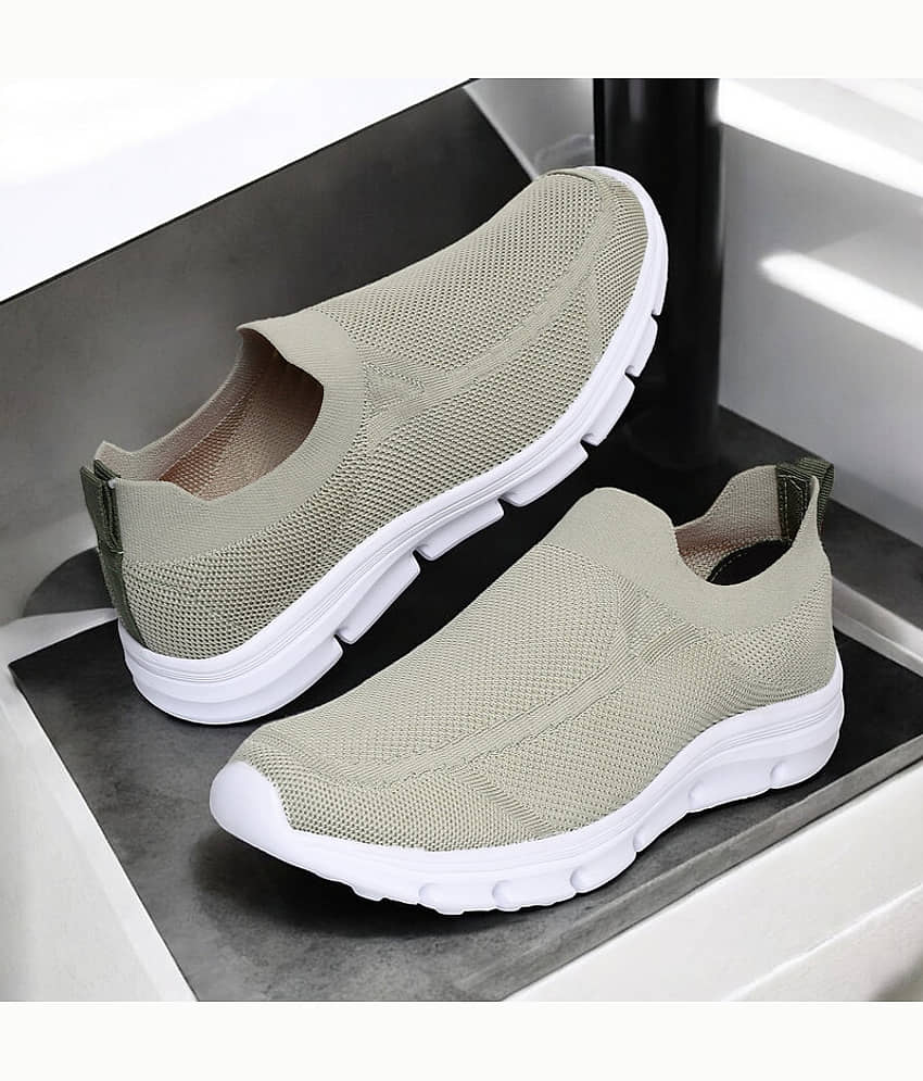 Hotspot Beige Men's Sports Running Shoes