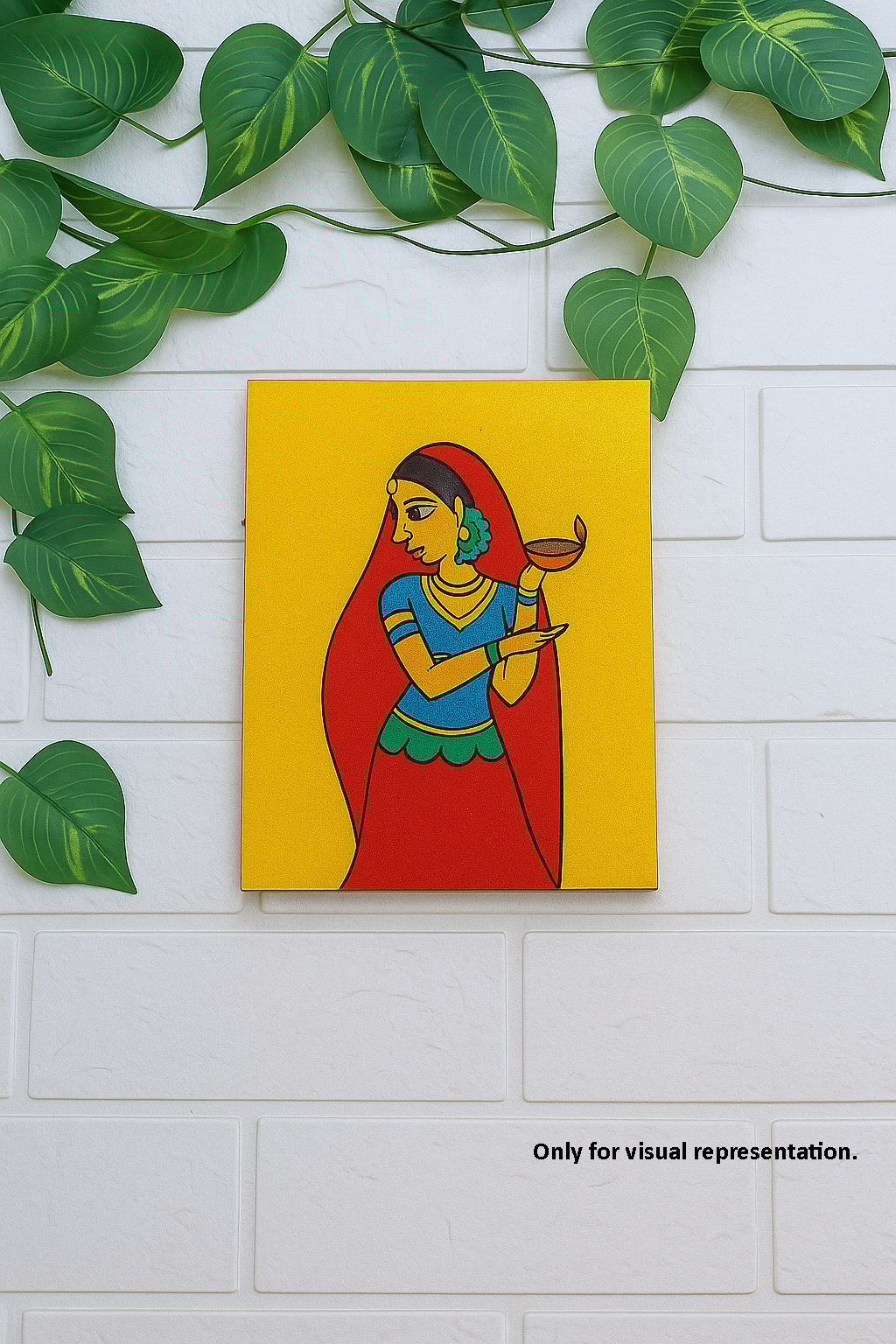 Dbeautify's Traditional Woman with Diya – DIY