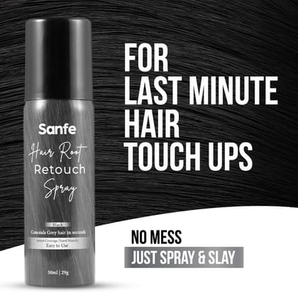 Grey to Black Instant Touch-Up Spray Grey to Black Instant Touch-Up Spray - Pack of 1
