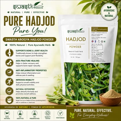Swasth Arogya Hadjod (Hadsankal) Powder, 100g, 1 Pack