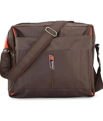 Ozel Bag Brown Solid Messenger Bag