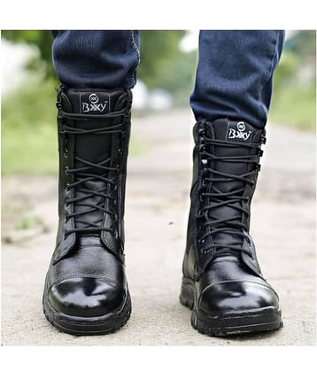 BXXY Black Men's Casual Boots