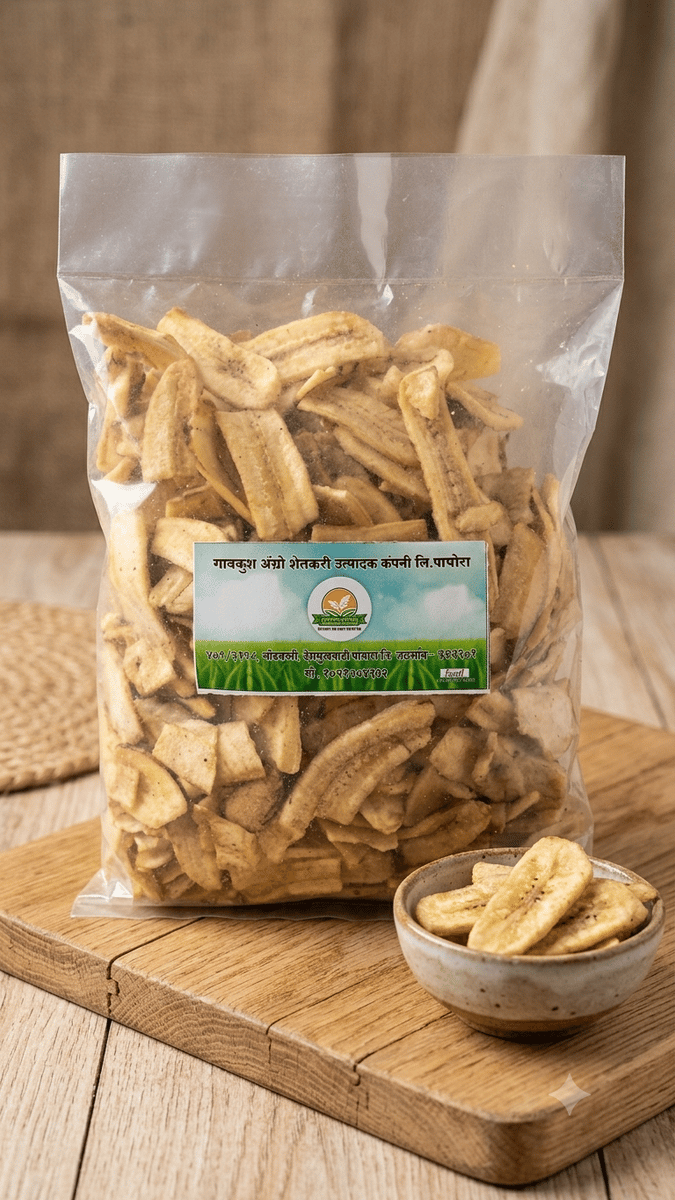 Banana Wafers (Salted) - 1 kg