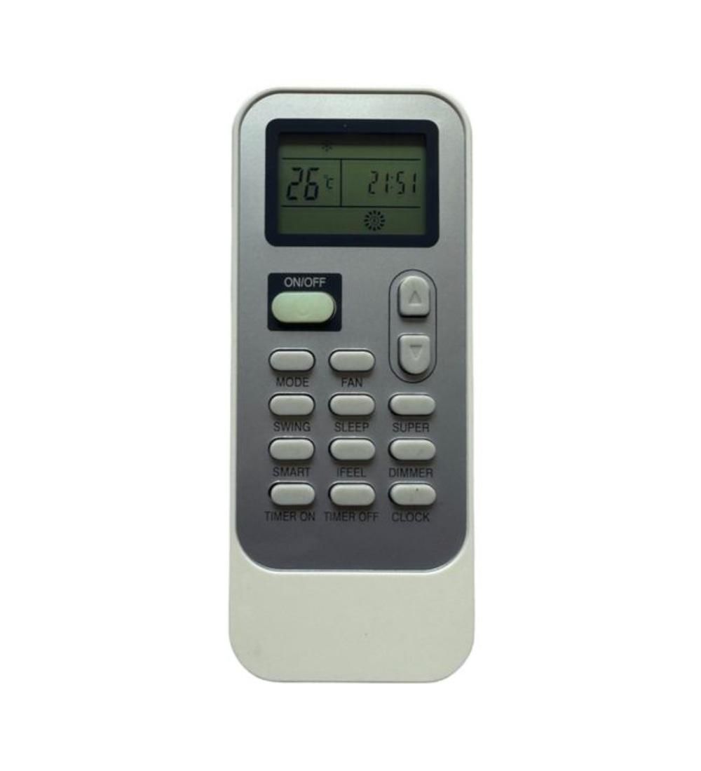 AC Remote No.134 No Backlight Llyod AC Remote Control (White)