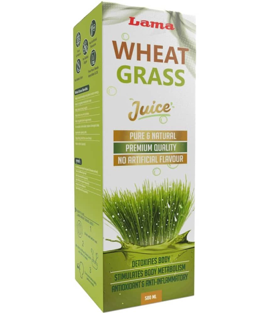 lama Wheat Grass Juice Liquid 500 ml Pack Of 2