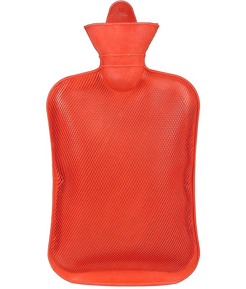 Max Plus Rubber Hot Water Bag For Pain Relief (Pack of 1) Assorted Colours