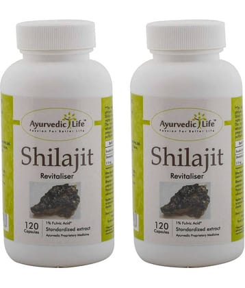 Ayurvedic Life Shilajit Capsule 120 no.s Pack of 2