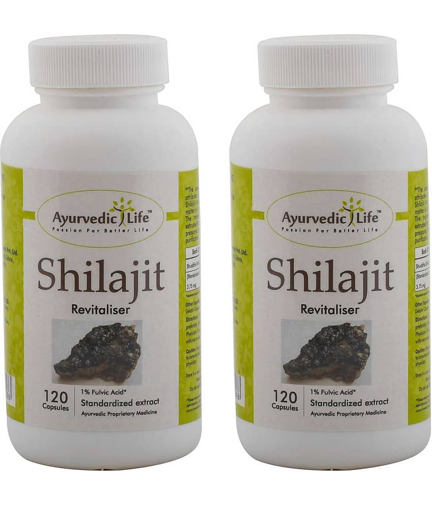 Ayurvedic Life Shilajit Capsule 120 no.s Pack of 2
