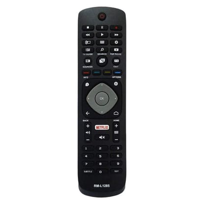 Remote No. RM-L1285 (No Voice), Compatible with Philips Smart TV LCD or LED Remote Control (Exactly Same Remote will Only Work)