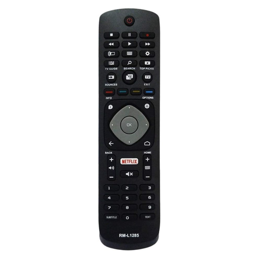 Remote No. RM-L1285 (No Voice), Compatible with Philips Smart TV LCD or LED Remote Control (Exactly Same Remote will Only Work)