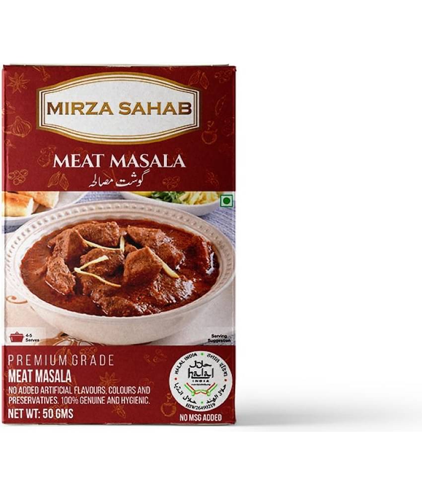 Mirza Sahab Meat Masala Instant Mix 50 gm Pack of 4