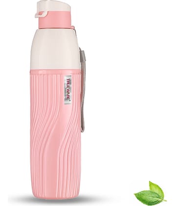 Trueware Aqua Bliss Insulated Pink Plastic School Water Bottle 850 mL ( Set of 1 )