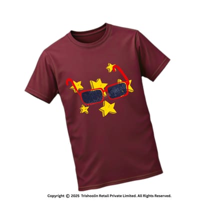 Trishoolin SSHAYU Printed T-Shirt | Design 10356MB | Regular Fit | Crew Neck / Round Neck Half Sleeve | Pack of 1