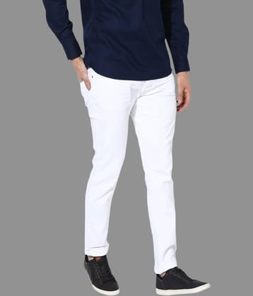 HALOGEN - White Denim Skinny Fit Men's Jeans ( Pack of 1 )