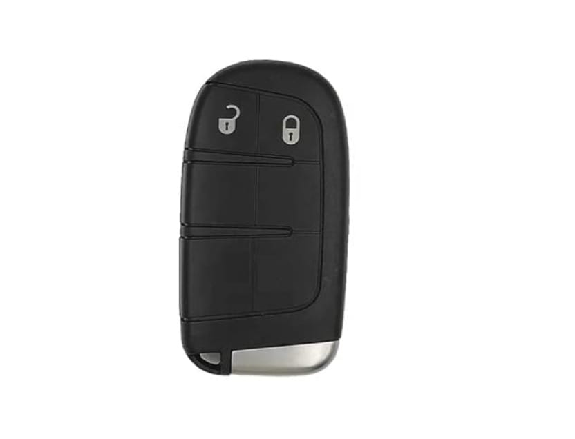 Replacement 2-Button Smart Key Remote Shell, Compatible with Compass car Key Fobs, Black Color, Durable and Secure Design (Pack of 1).