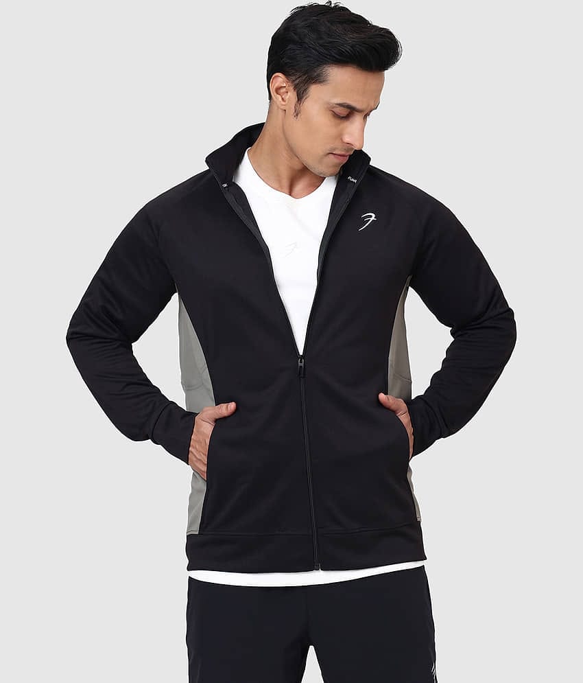 Fuaark Black Polyester Men's Gym Jacket ( Pack of 1 )