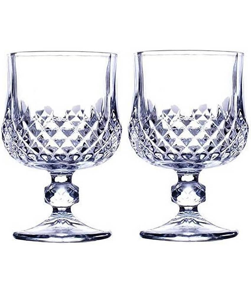 Afast Wine  Glasses Set,  150 ML - (Pack Of 2)